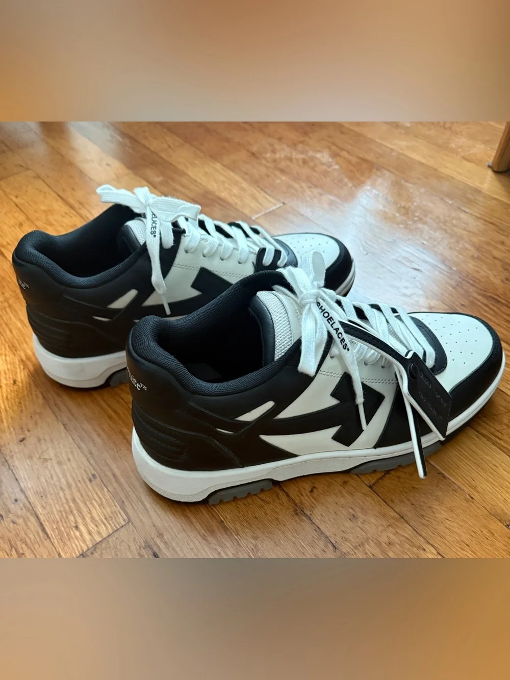 Off-White “Out of Office” Low Sneakers- White/Black Size EU 43